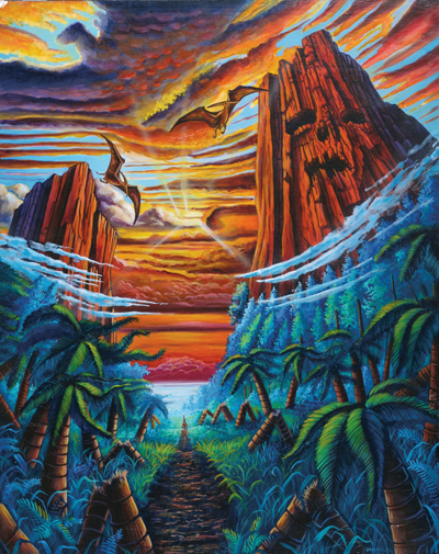 fantasy oil painting