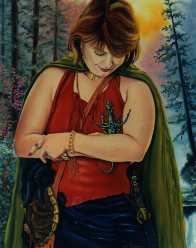 fantasy oil painting