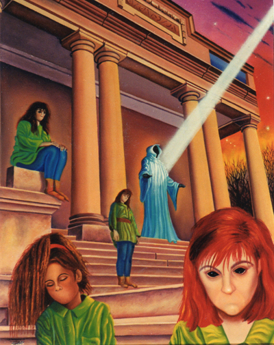 fantasy oil painting