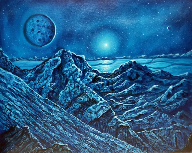 fantasy oil painting