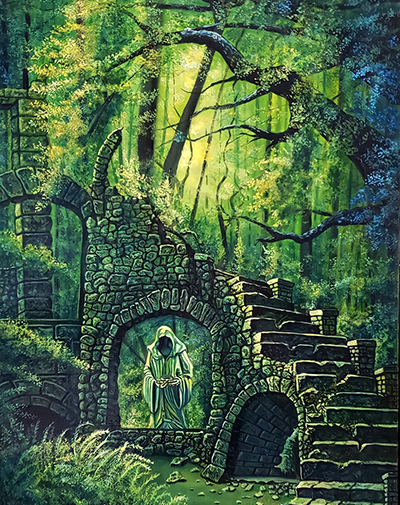 fantasy oil painting