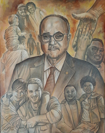 portrait of Jeffery Leving